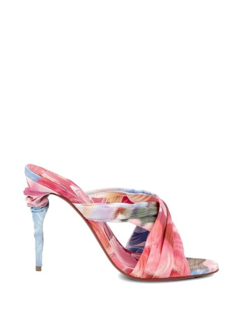 Christian Louboutin Christian Louboutin Women Affabula Peony Print Mules