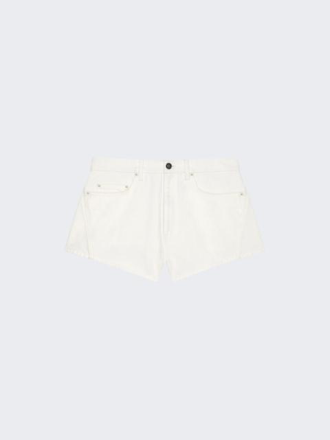 Givenchy Denim A-line Shorts Off White