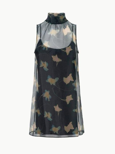 STAUD STAUD ALBEE MINI DRESS BOTANICAL SHADOWS