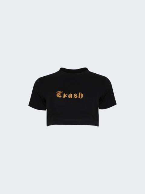 VETEMENTS Cropped T-shirt Black