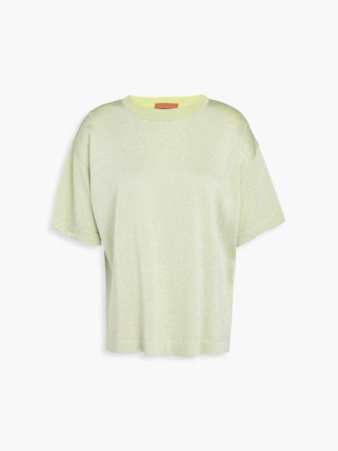 Missoni Metallic knitted top