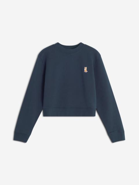 Maison Kitsuné LADY FOX CROPPED SWEATSHIRT