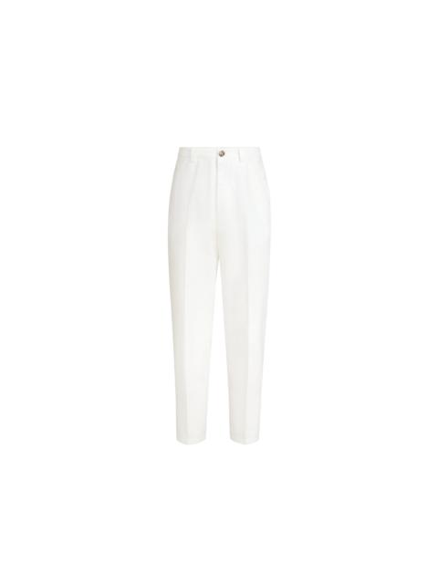 Brunello Cucinelli Brunello Cucinelli Panama trousers in Snow at Nordstrom