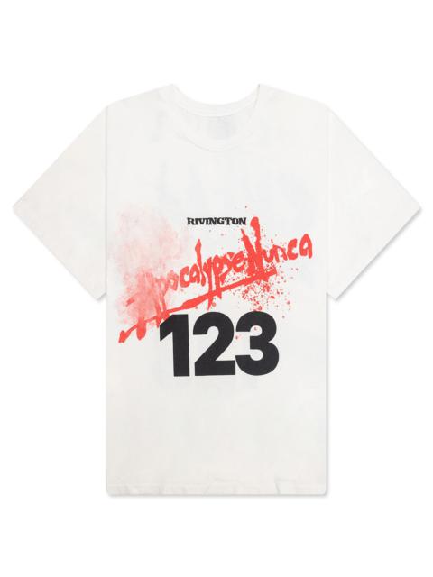 RRR123 APOCALYPSE NUNCA S/S TEE - WHITE