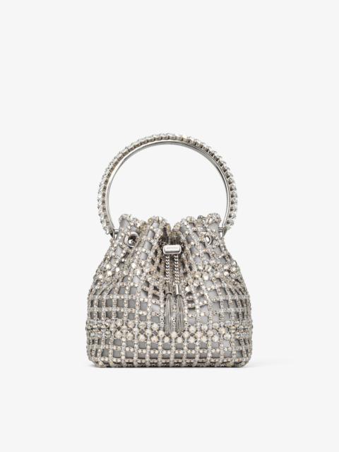 JIMMY CHOO Atelier Bon Bon
Silver Satin Crystal Bag