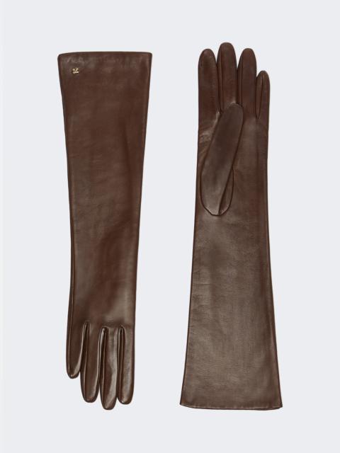 Max Mara AFIDEE Long Nappa leather gloves