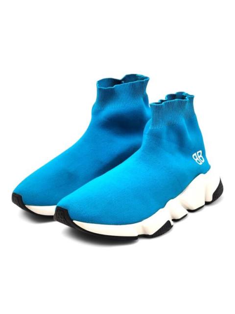 BALENCIAGA Balenciaga Blue Speed Sock Knit Women's Sneakers 525719 W05G0 4605 EU 40 US 10