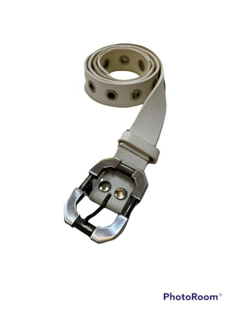 Other Designers METAL BUCKLE HOLES STUDDED LEATHER BELT