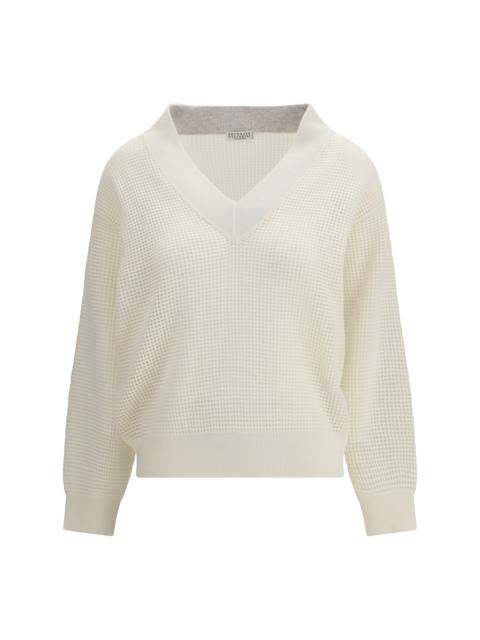 Brunello Cucinelli Brunello Cucinelli Women Cashmere Net Sweater