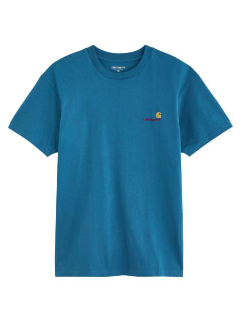Carhartt Wip American Script Logo Cotton T-shirt