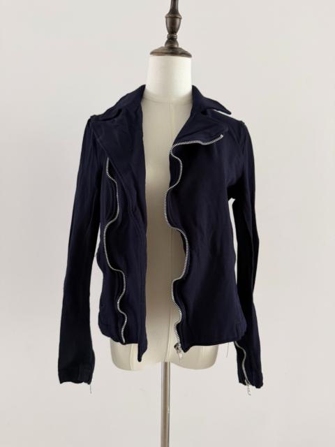 Comme Des Garçons Comme Des Garcons Faux Fur Biker Jacket
