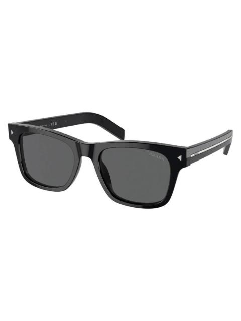 Prada Prada Dark Grey Rectangular Men's Sunglasses PR A17S 16K731 54