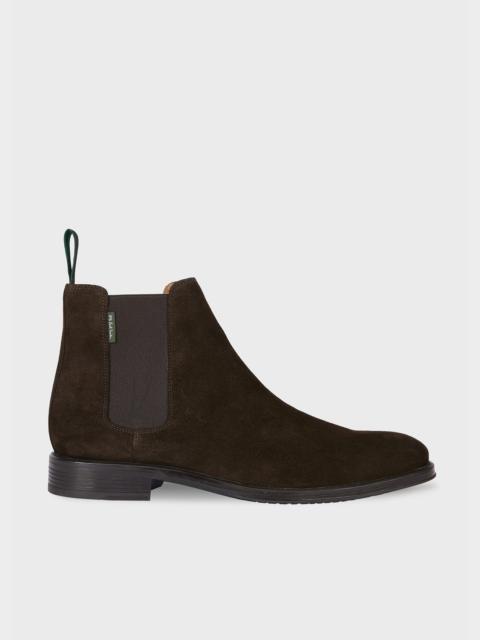 Paul Smith Brown Suede 'Augustus' Boots