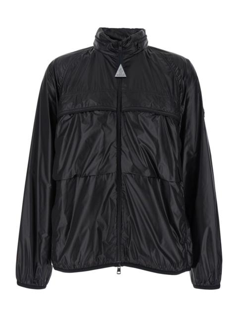 Moncler Moncler Genius Men 'Anubis' Black Jacket With Foldable Design And Iconic Logo Patch In Lightweight N