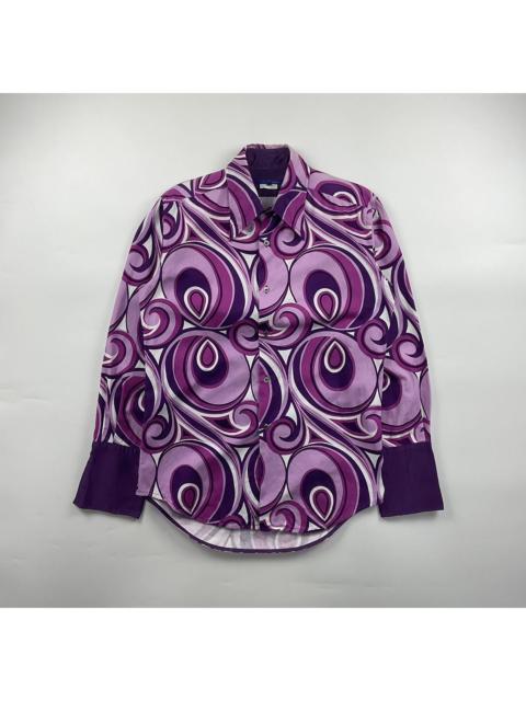 Junya Watanabe MAN Junya Watanabe F/W'04 Floral Abstract Print Shirt