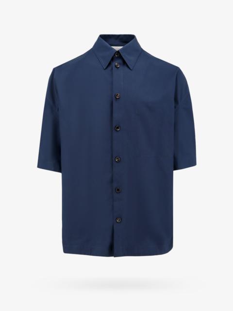 Bottega Veneta Man Shirt Man Blue Shirts