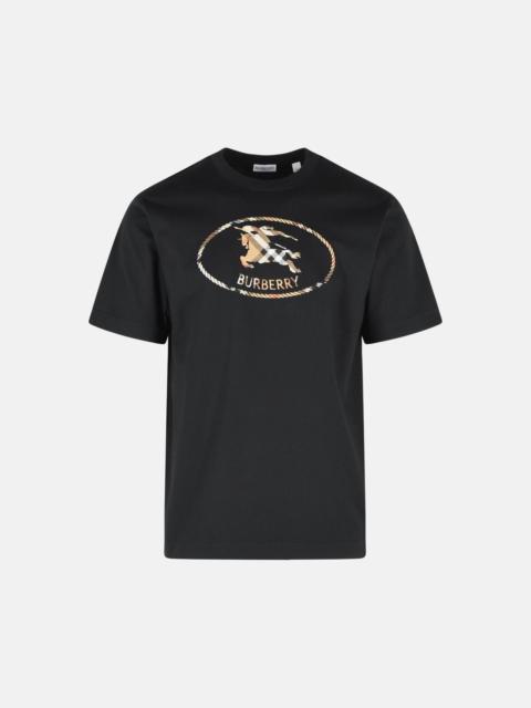 Burberry 'SETH' BLACK COTTON T-SHIRT