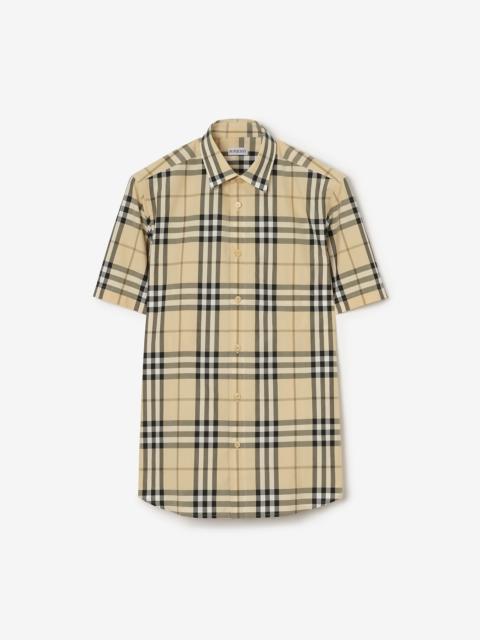 Burberry Check Cotton Poplin Shirt