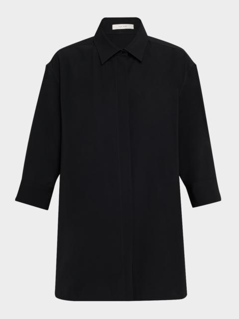 The Row Elada Button-Front Shirt