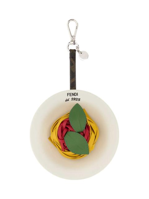 FENDI Multicolor Leather Spaghetti Charm