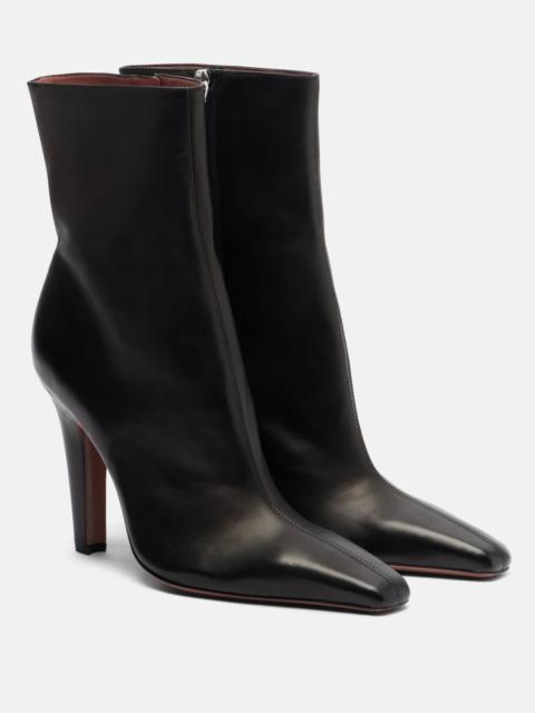 PARIS TEXAS Belle leather ankle boots