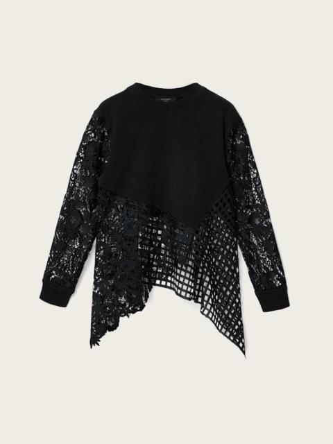 ALLSAINTS MALORIE ASYMMETRIC TOP