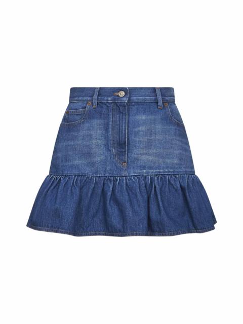 Valentino Valentino Women Blue Denim Mini Skirt