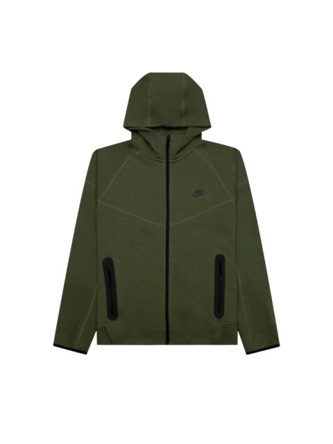 Nike Nike Sportswear Tech Fleece Windrunner Full Zip Hoodie 'Medium Olive/Black'