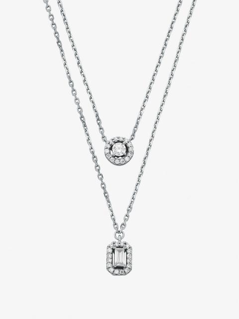 MICHAEL KORS Precious Metal-Plated Double Layered Necklace