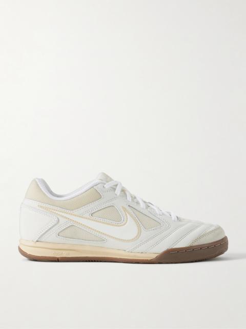 Nike Gato Suede-trimmed Mesh And Leather Sneakers