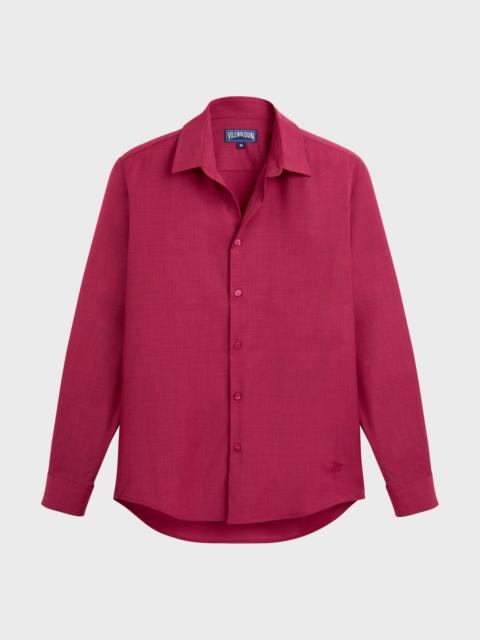 Vilebrequin Men Wool Shirt Solid