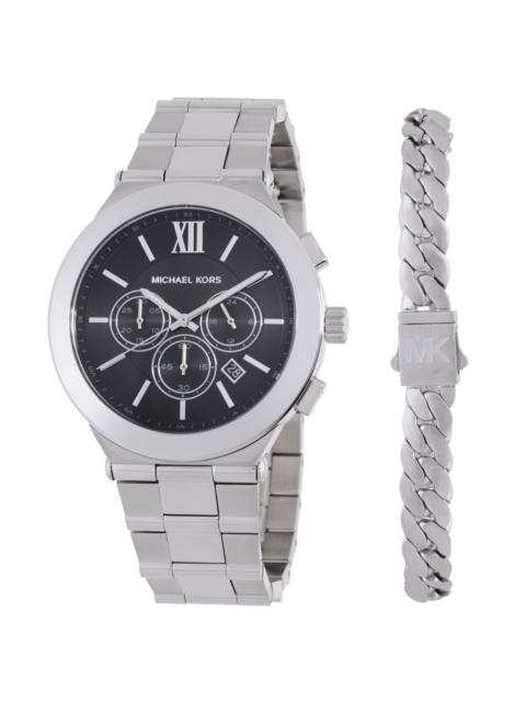 MICHAEL KORS Michael Kors Oversized Billie Chronograph Quartz Men's Watch and Bracelet Gift Set MK9272SET