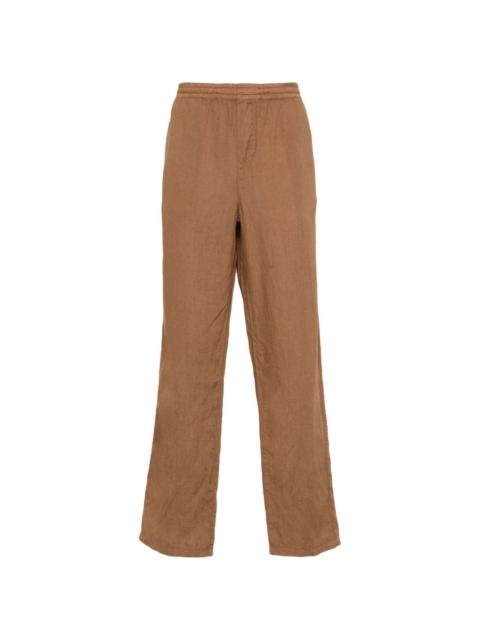 Aspesi linen straight trousers