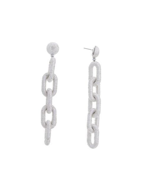Oscar de la Renta Oscar de la Renta Coil Vertical Link Earrings