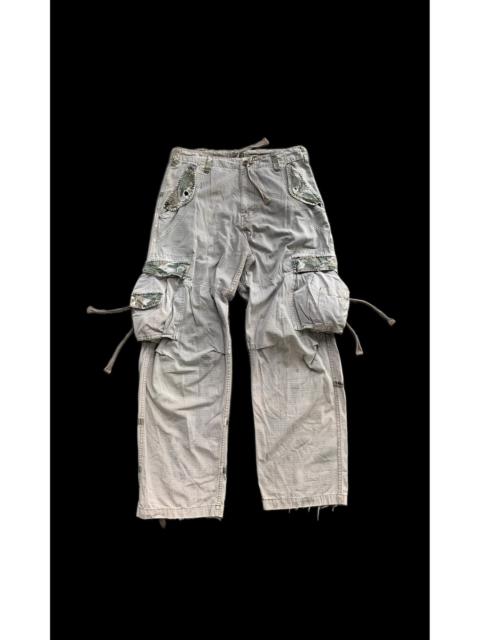 Other Designers Vintage - Vintage RaSplit Distressed Bondage 3D Pocket Cargo Pant
