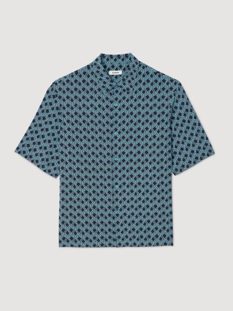 Sandro ROPE PRINT SHIRT