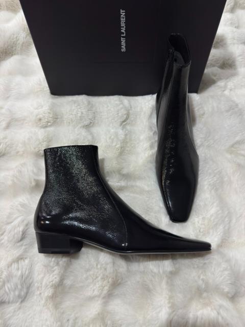 SAINT LAURENT Saint Laurent (YSL) Brand-New "Rainer" Ruched Runway Boots