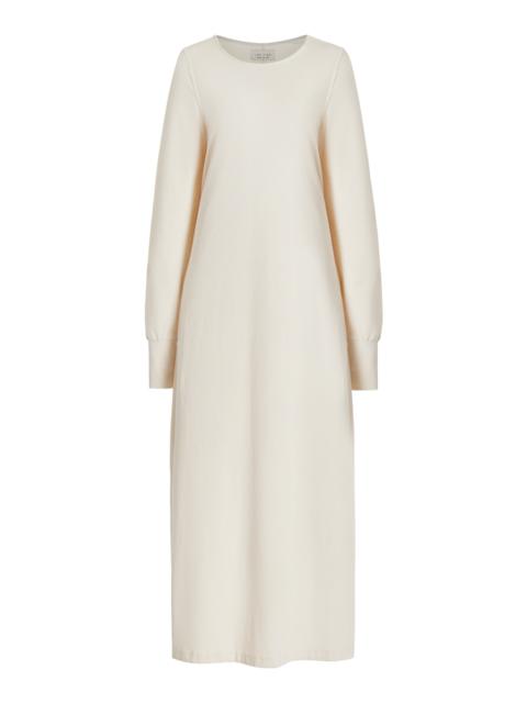 LES TIEN Lily Cotton Maxi Dress ivory