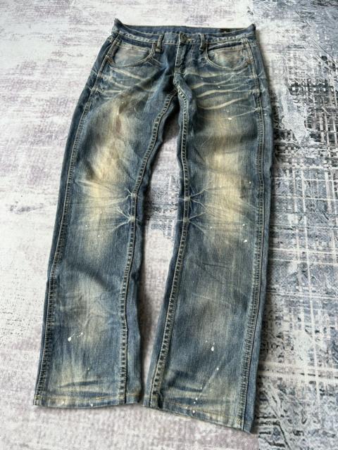 Other Designers If Six Was Nine - Y2k Painted Semantic Style Jeans