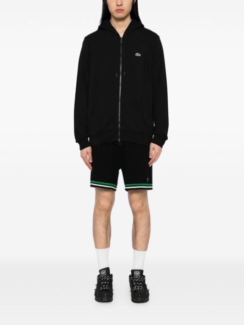 LACOSTE LACOSTE - Men Classic Fit Zipped Fleece Hoodie