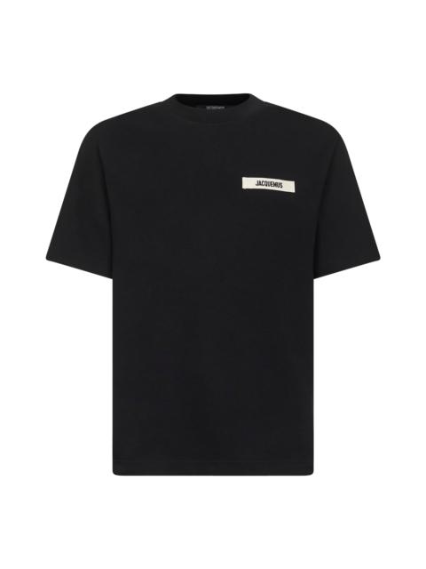 Jacquemus Men Black The Gros Grain T-Shirt