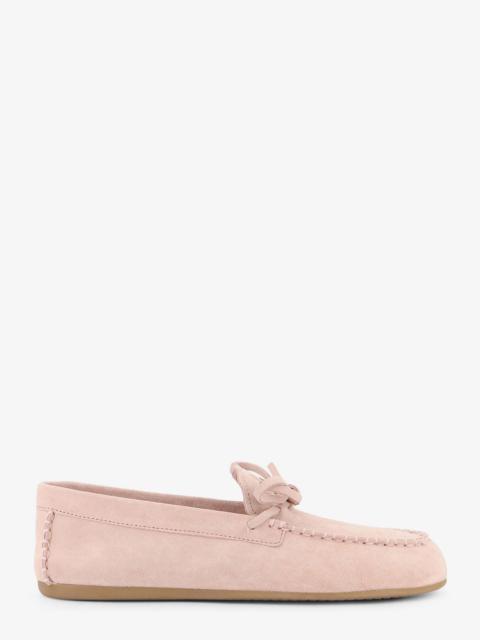 Miu Miu Miu Miu Suede Loafer With Frontal Logo