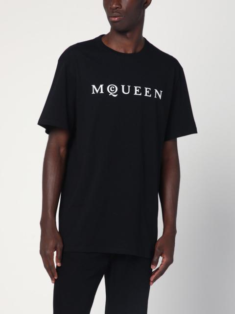 Alexander McQueen Black cotton jersey t-shirt