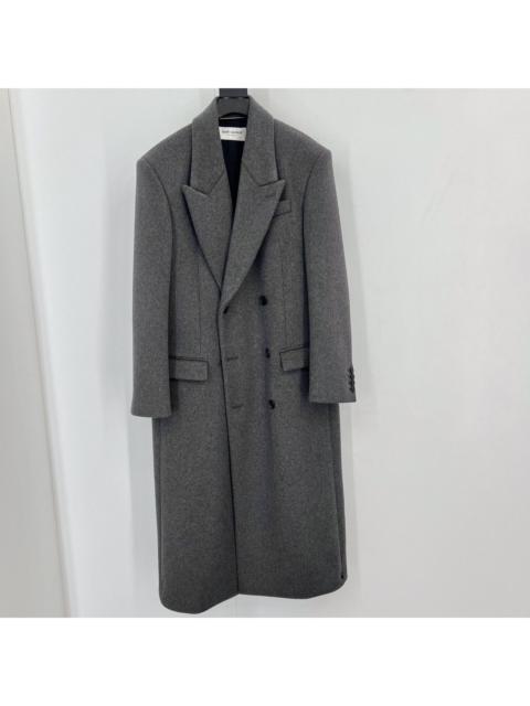 SAINT LAURENT Saint Laurent Wool Overcoat in XL