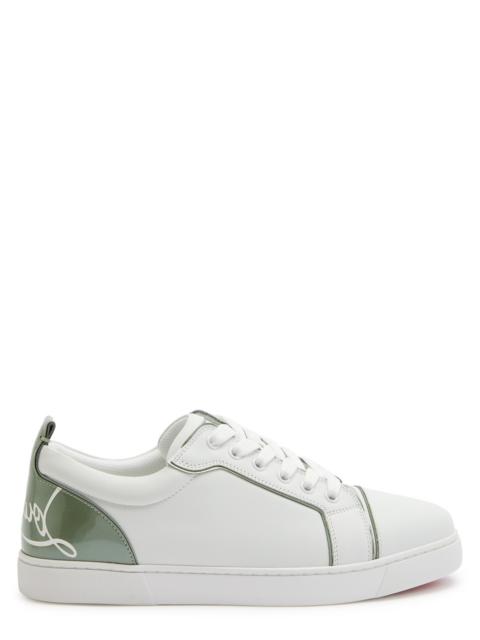 Christian Louboutin Christian Louboutin Fun Louise Junior Panelled Leather Sneakers