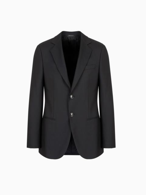 GIORGIO ARMANI George line single-breasted jacket in cashmere