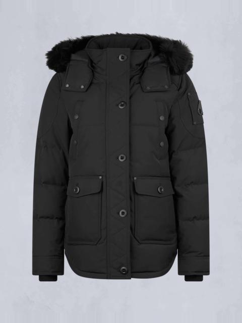 MOOSE KNUCKLES ONYX ANGUILLE SHEARLING JACKET