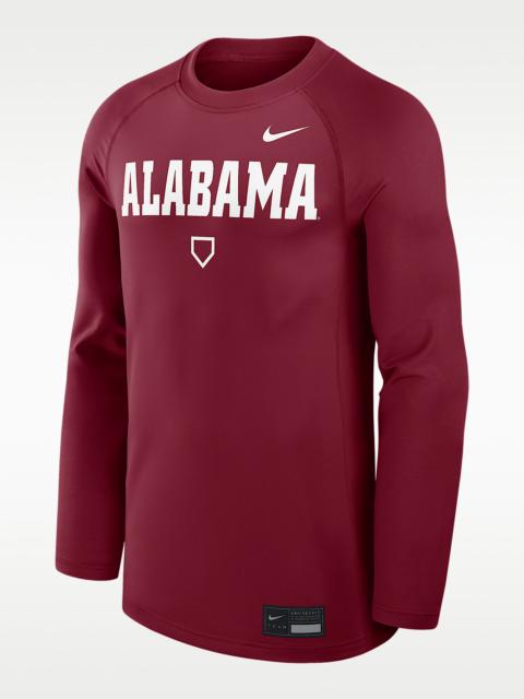 Nike Alabama Dugout Game Time Men's Nike Dri-FIT College Long-Sleeve T-Shirt