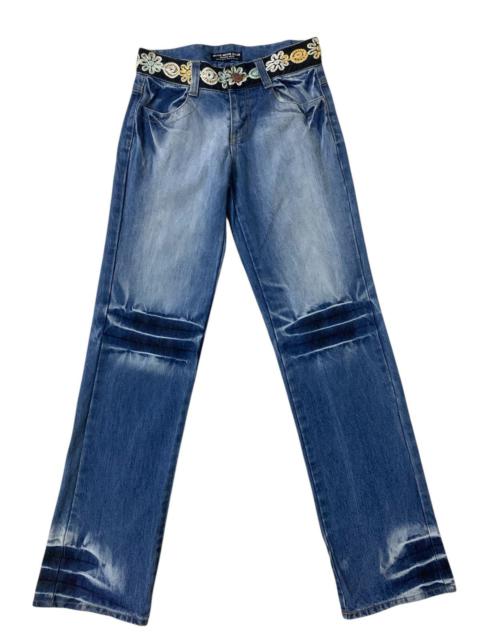 Other Designers Japanese Brand - Blue Moon Blue Rare Design Denim Jeans Pants
