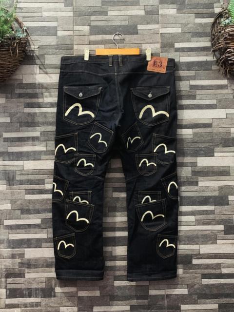 EVISU Evisu Multipocket Raw Black Denim